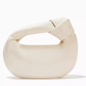 Melie Bianco Alexandra Cream Vegan Top Handle Bag